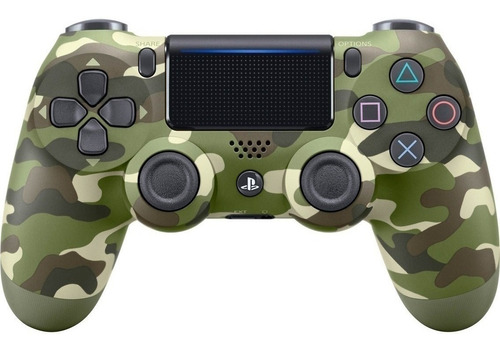 Control De Joystick Inalámbrico Camuflado Genérico Verde