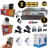 Kit Camaras Seguridad Dahua 2mp Full Color Dvr 4ch + 2 Cam 