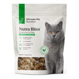 Ultimate Pet Nutrition Nutra Bites Para Gatos, Golosinas Cru