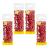 Juego 4 Paquetes Grageas Sprinkles Sandia X 28g - Wilton