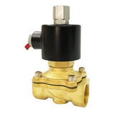 Valvula Solenoide 220v 1 Pulgada Electrovalvula Hasta 130 Grados