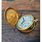 Antiguo Reloj De Bolsillo Marca Legisa Enchapado En Oro 