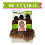 Cabelo Orgânico Cacheado Afro Goivo Bundles Fashion Idol