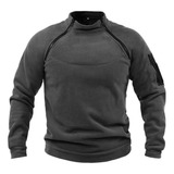 Suéter Tactico Cálido De Polar Para Hombre De Otoño/invi [u]