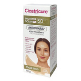 Cicatricure Protetor Solar Facial Fps50 Cor Clara Toque Seco