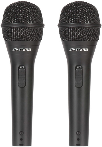 Microfono Vocal Dinamico Peavey Pvi 2 Cardioide (2 Unidades)
