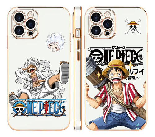 Nami Luffy One Piece Funda Para iPhone Case 2pcs Tpu Opw09