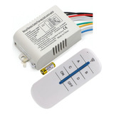 Interruptor 4 Vias Controle Remoto Sem Fio Para 4 Lampadas