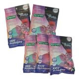 Flosser Infantil 100 Piezas Gum Sabor Uva