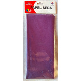 Pack 10 Pliegos Papel Seda Morado Nacarado 50.8x66cm