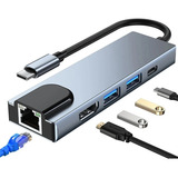 Usb C Hub A Hdmi Vga Dvi Usb Adaptador Hub Macbook Pro 4k