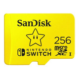 Memoria Original Micro Sd Sandisk 256 Gb Nintendo Switch