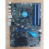 Mother Retro Msi Ph67a-c43 + I5-2400s + 12 Gb Hyperx + Back!