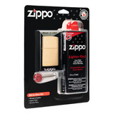 Kit Todo En Uno De Encendedor Zippo A Prueba De Viento Con D