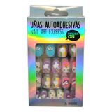 Uñas Autoadhesivas Press On Nail Art Thelma Y Louise 24u Color Sueños Unicornio