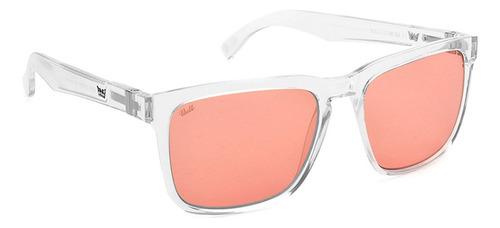 Anteojo De Sol Vulk Arvin Transparente Lentes Rosadas Mujer