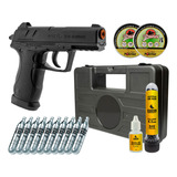 Arma Pressão 16 Tiros Semiautomático Co2 Gamo + Kit Recarga