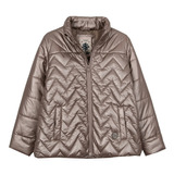 Campera Niña Wanama Oxford Metalizada Nylon Nude Pre