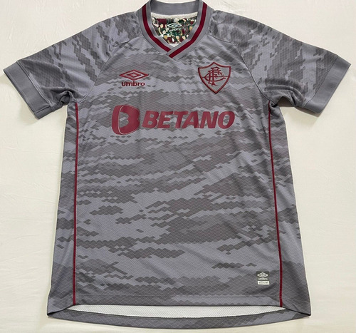 Camisa Fluminense 2021 2022 Cinza Iii Tamanho M