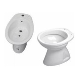 Set Sanitarios Baño Roca Capea Italiana Inodoro Corto + Bide