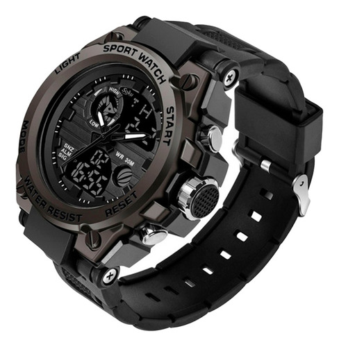 Reloj Digital Led Uso Rudo Shock Elegante Contra Agua Sd