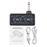 Pedal De Efectos Phaser Jack Chorus Pocket Auriculares Delay