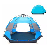 Barraca Camping Impermeável Hexagonal 5-8 Pessoas Grande