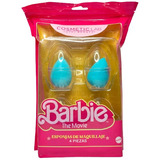Genial Set De 4 Esponjas De Maquillaje Con Estuche Barbie