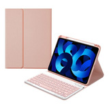 Funda Con Teclado Marca Kaitesi / Para iPad 10 / Pink