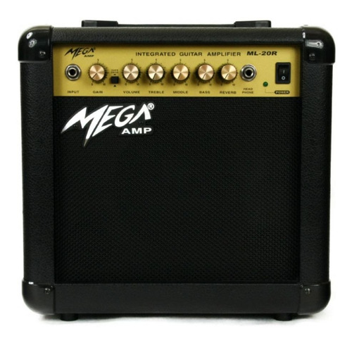Amplificador Para Guitarra 20watts Com Reverb Ml 20r Mega