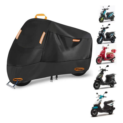 Funda Moto Impermeable Auto-aAtend Italika Motoneta Ws150 D125 XL Negro | Envío gratis