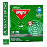 Repelente Baygon Espiral Kit Com 2 Caixas Com 10 Espirais