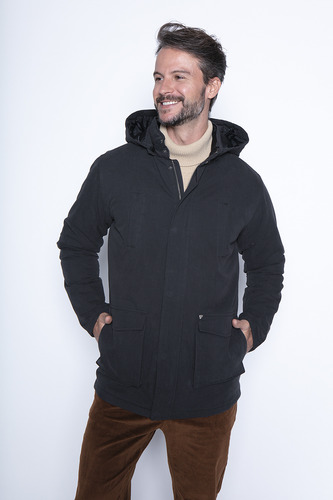 Chaqueta Crusto Negro Fw2024 New Man