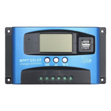 100a Mppt Controlador De Carga Solar Dual Usb Display Lcd