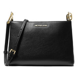 Bolsa Michael Kors Original Trisha Medium Pebbled Black Piel