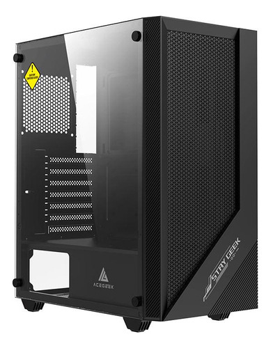 Gabinete Gamer Acegeek Utopia K445 Mid-tower Lat De Vidro