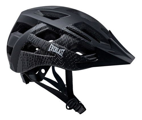 Casco Ciclismo Everlast Negro/gris Color Negro Talla S/m