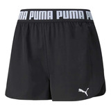 Short Puma Train Puma Strong Woven 3 Short  Negro Mujer