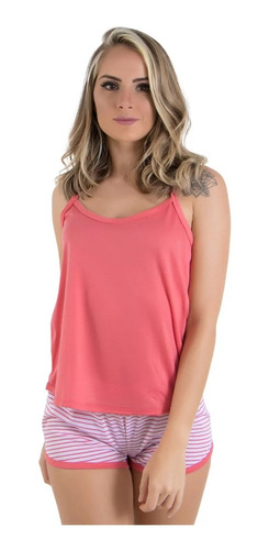  Baby Doll Curto Malha Camiseta Feminino  Short Doll 