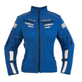 Chamarra Motociclista Mujer Impermeable Protectores Wkl 85 A
