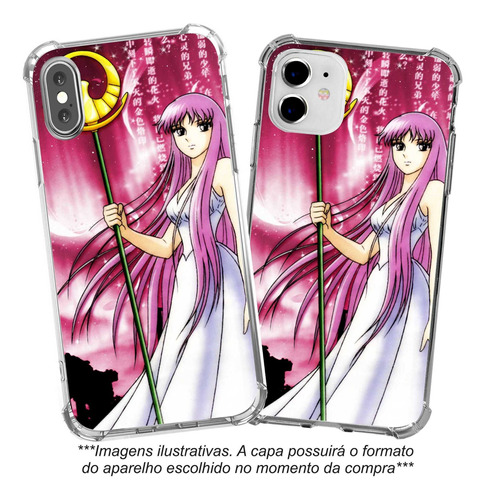 Capinha Capa Case Cavaleiros Do Zodiaco Cdz8 Athena