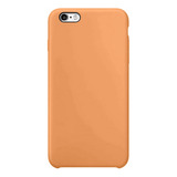 Capa Capinha Silicone Veludo Compatível C/ iPhone 6 E 6s Cor Pessego