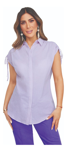 Blusa Casual Mujer Lila 961-32