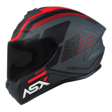 Capacete Para Moto Asx Draken Cougar Narigueira Alta