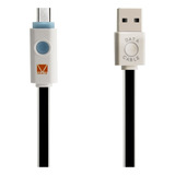 Cable Micro Usb V8 Led Transferencia Datos Carga Rapida 1.5m