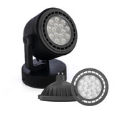 Aplique De Pared Polipropileno Gu10 1 Luz + Led Ar111 11w