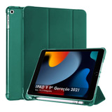 Capa iPad 9 2021 Smart Porta Pencil Magnética High Premium