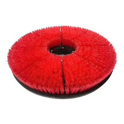 Cepillo Negro 19 Pulgadas Con Alza Para Pulidora De Pisos Color Rojo | Envío gratis