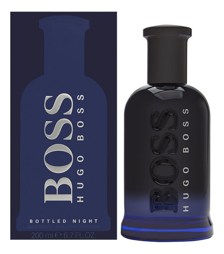 Perfume Hugo Boss Bottled Night Edt 200 Ml Para Hombre