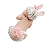 Bebé Recién Nacido Del Conejo De Crochet Accesorios De Fotog